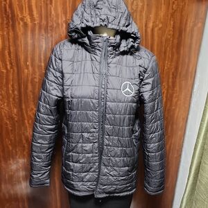 Men's Gray Quilted Jacket